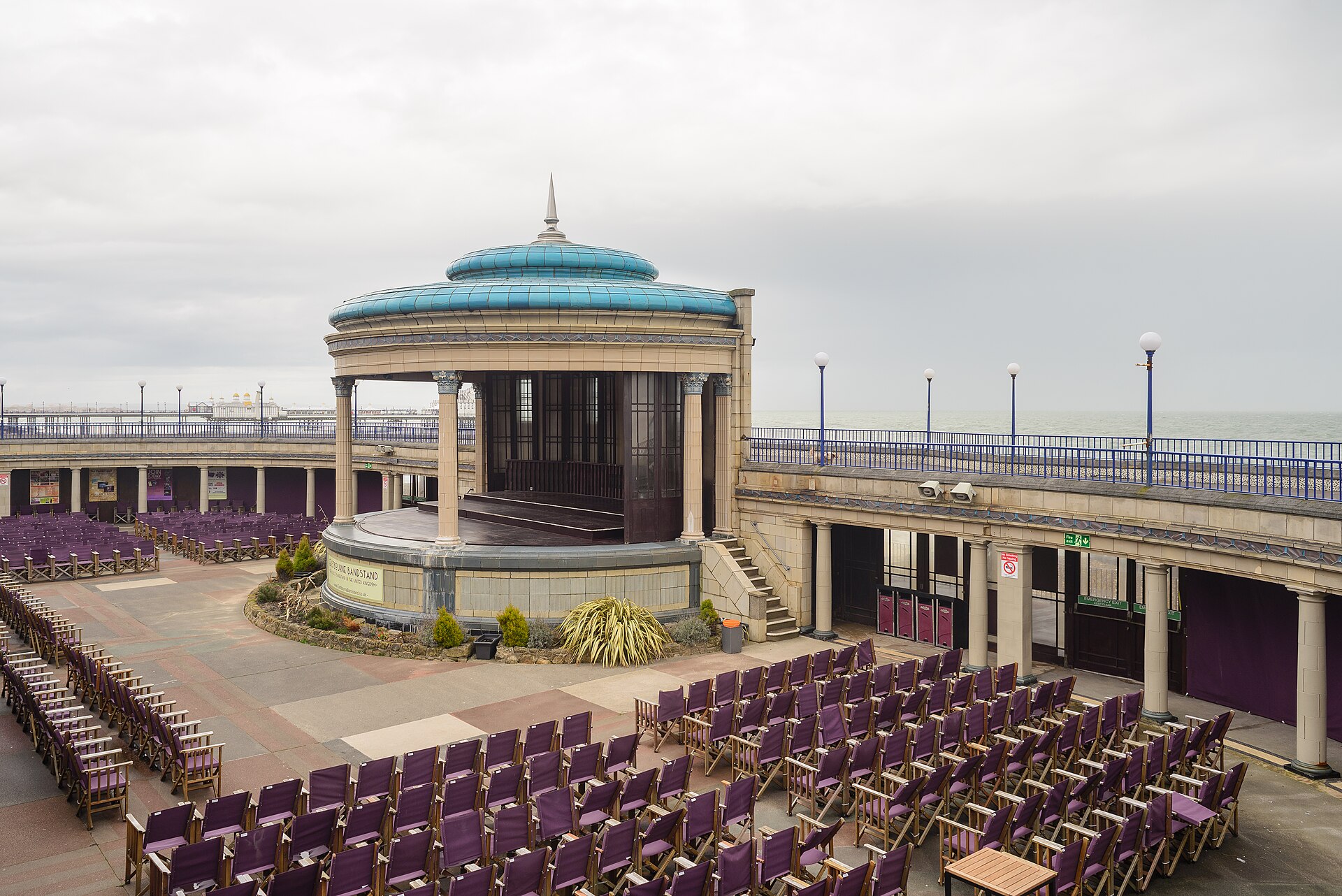 Eastbourne Bandstand on the seafront